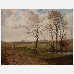 Prof. Paul Wilhelm Tübbecke, Vorfrühlingslandschaft