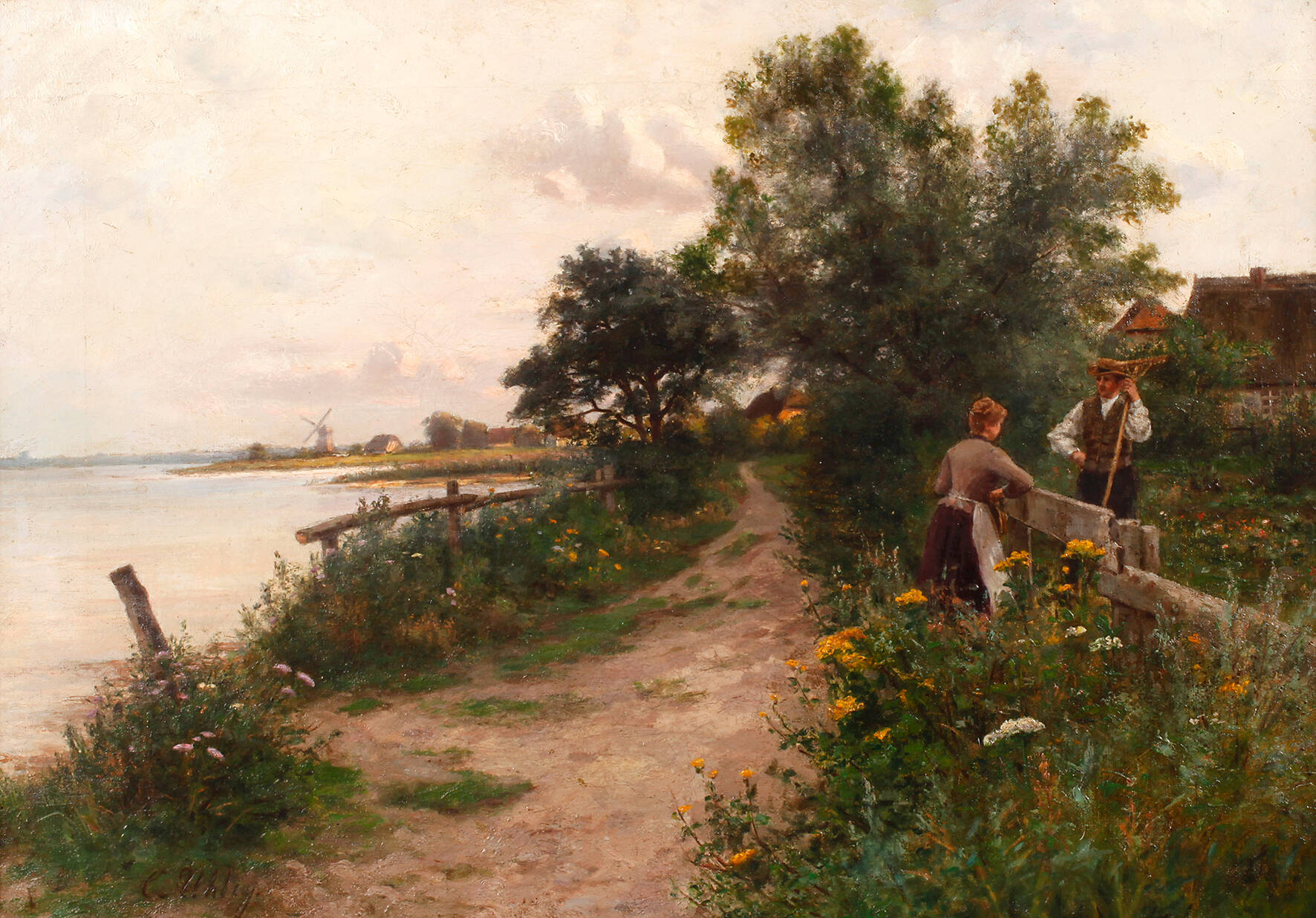 C. Uhlig, Holländische Landschaft