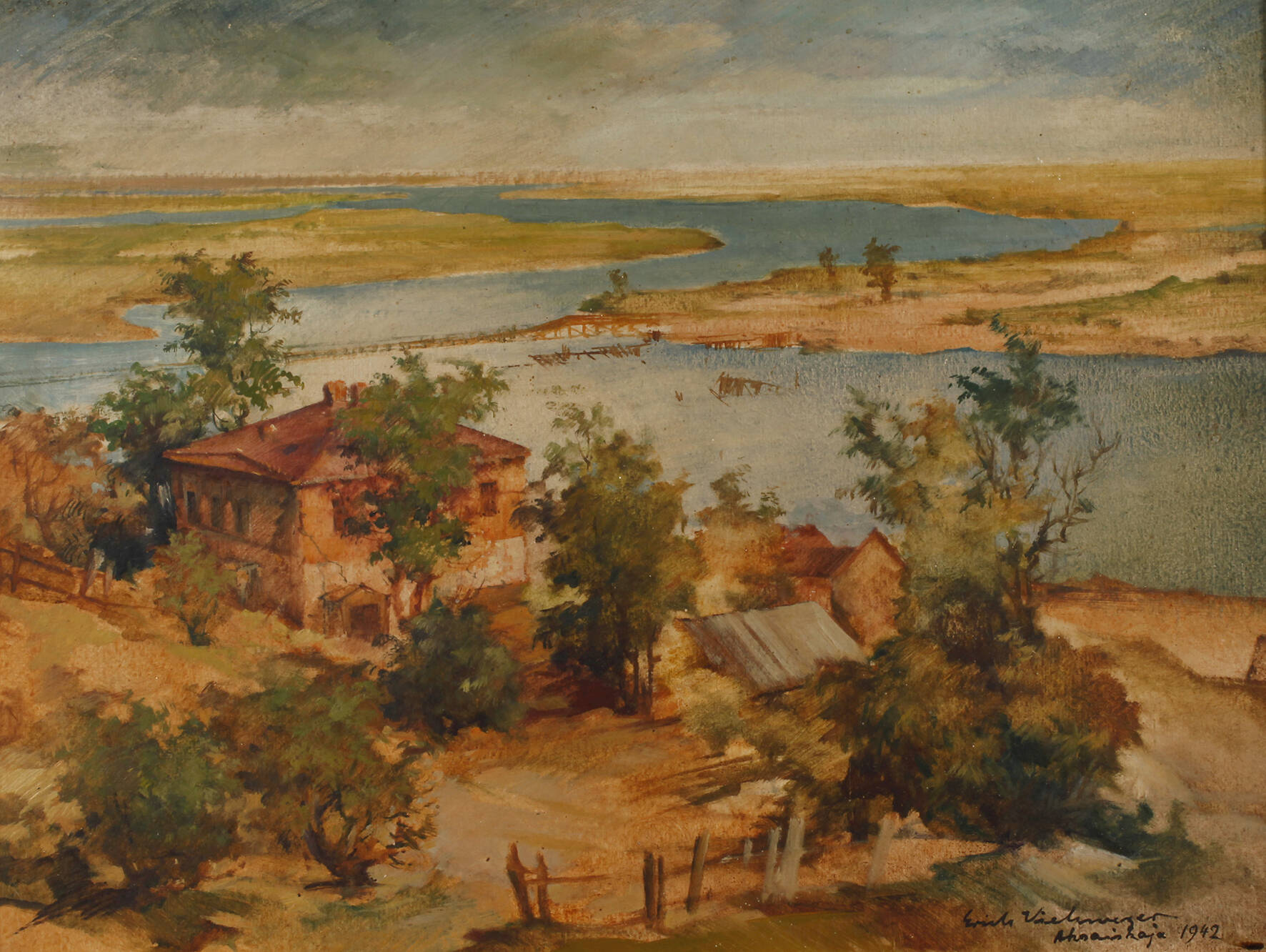 Erich Viehweger, Landschaft bei Rostow am Don