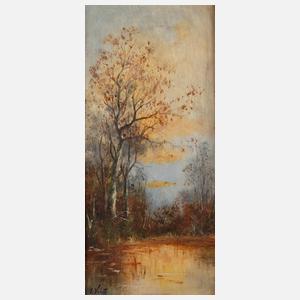 L. Voigt, "Spätsommerabend"