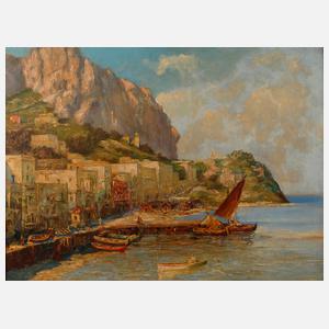 Hans Wagner, Hafen auf Capri