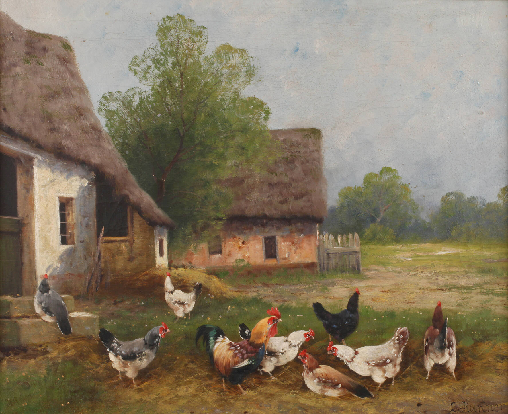 Karl Theodor Wagner, nordischer Hühnerhof