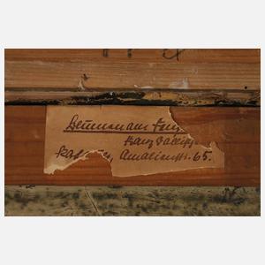 Franz Wallischeck, Blumen am Fenster