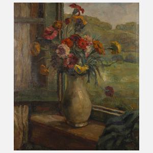 Franz Wallischeck, Blumen am Fenster