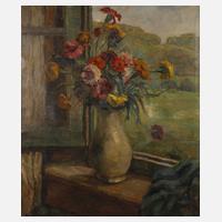Franz Wallischeck, Blumen am Fenster111