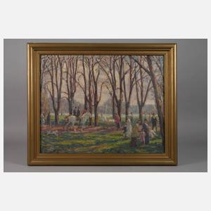 Otto Weil, attr., "Im Englischen Garten in München"