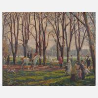 Otto Weil, attr., "Im Englischen Garten in München"111