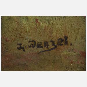 H. Wenzel, Birken am Weiher