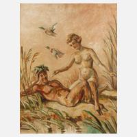 Faun und Nymphe im Schilf111