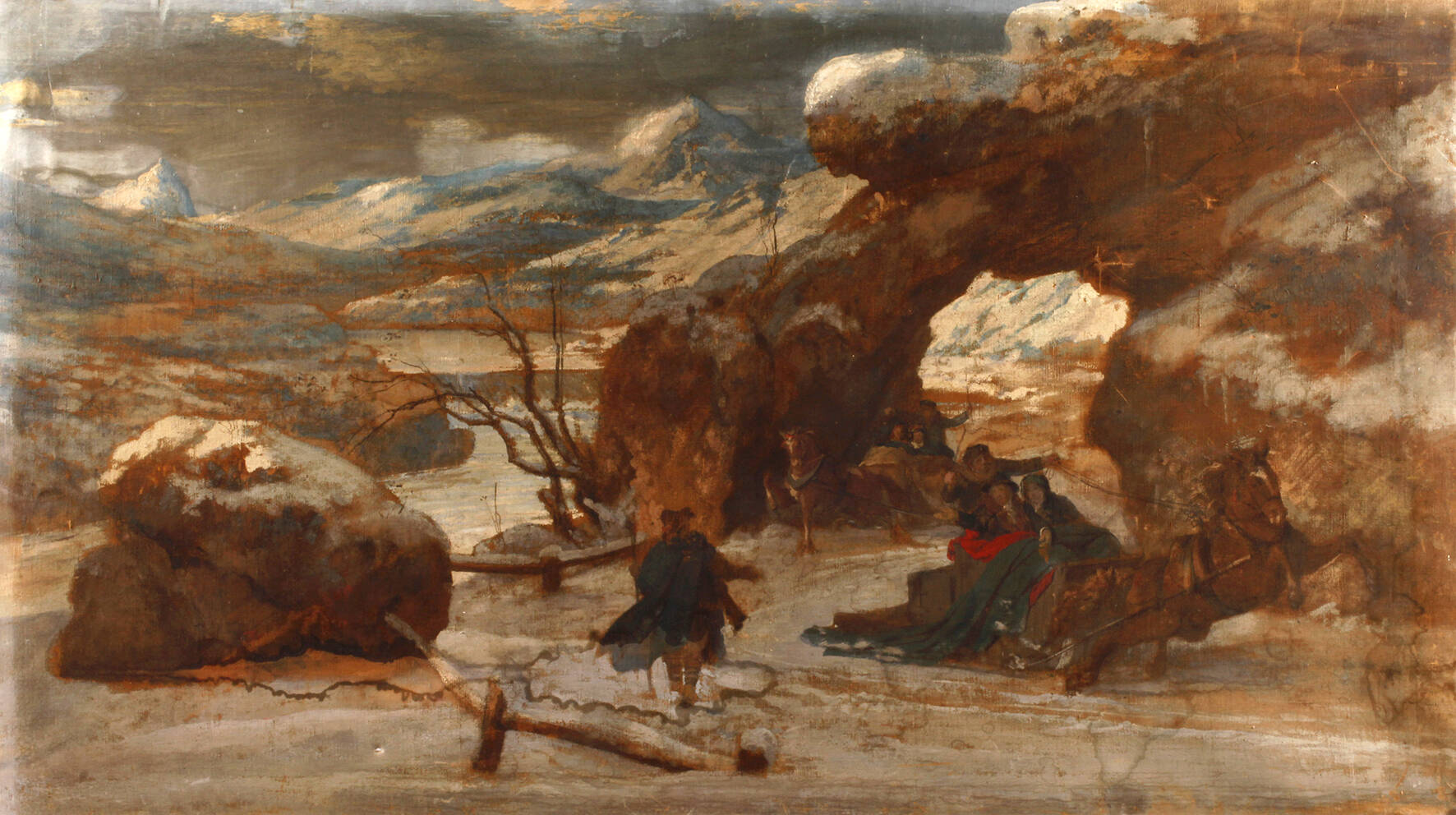 Die Pferdeschlittenfahrt