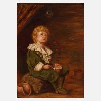 Monogrammist A.G., Junge mit Seifenblasen111