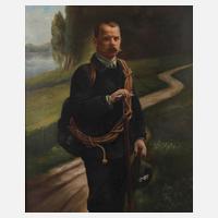 Bergsteiger in Sommerlandschaft111