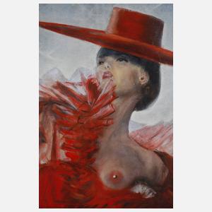 Erotische spanische Tänzerin