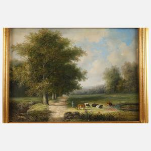 Romantische Hirtenszene