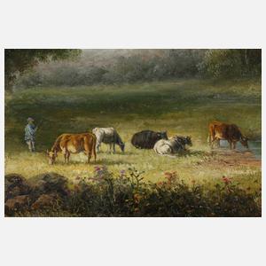 Romantische Hirtenszene