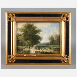 Romantische Hirtenszene