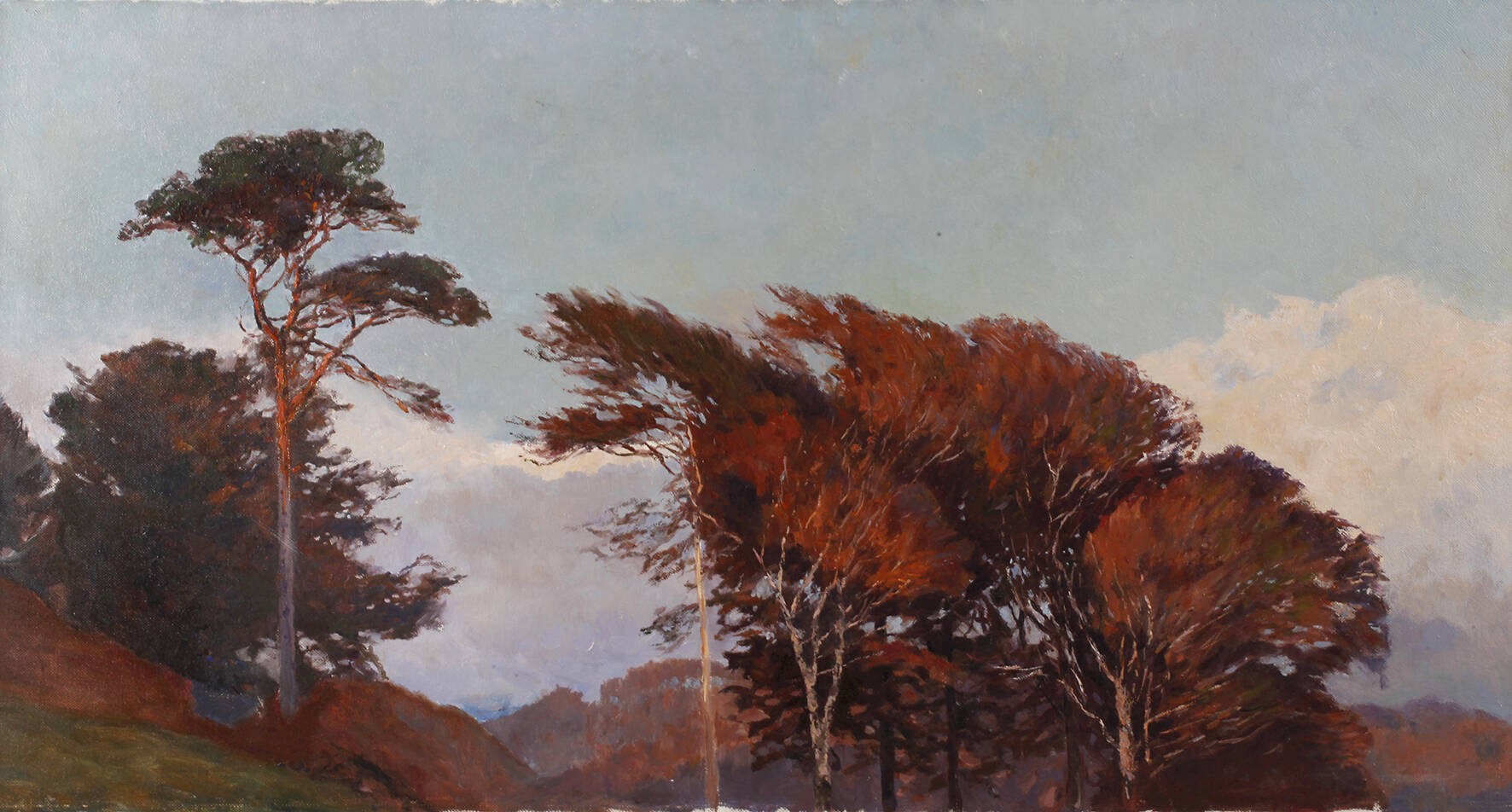 Baumgruppe im Herbst