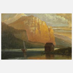 Abendliche Fjordlandschaft