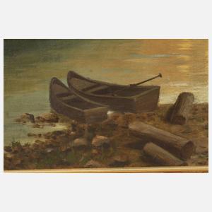 Abendliche Fjordlandschaft