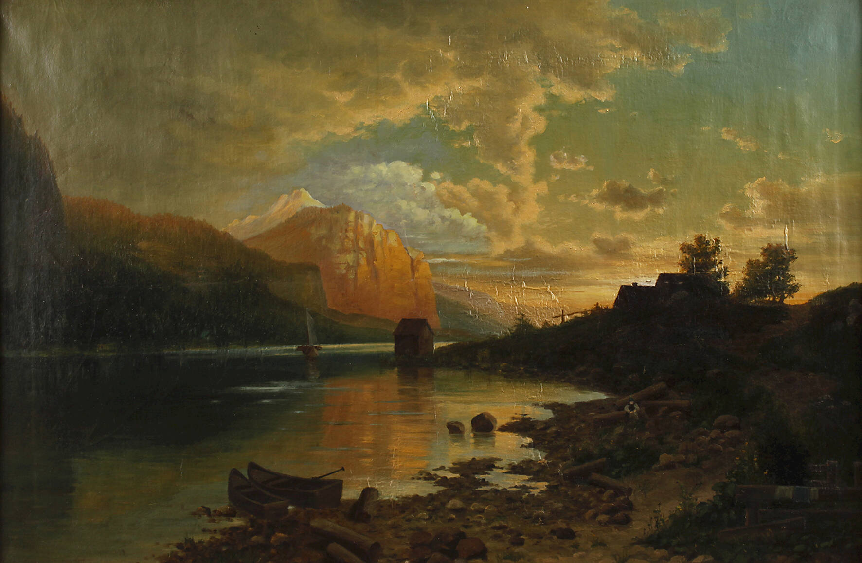 Abendliche Fjordlandschaft