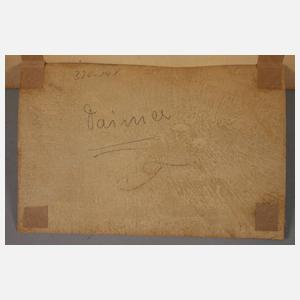 Romantische russische Dorflandschaft