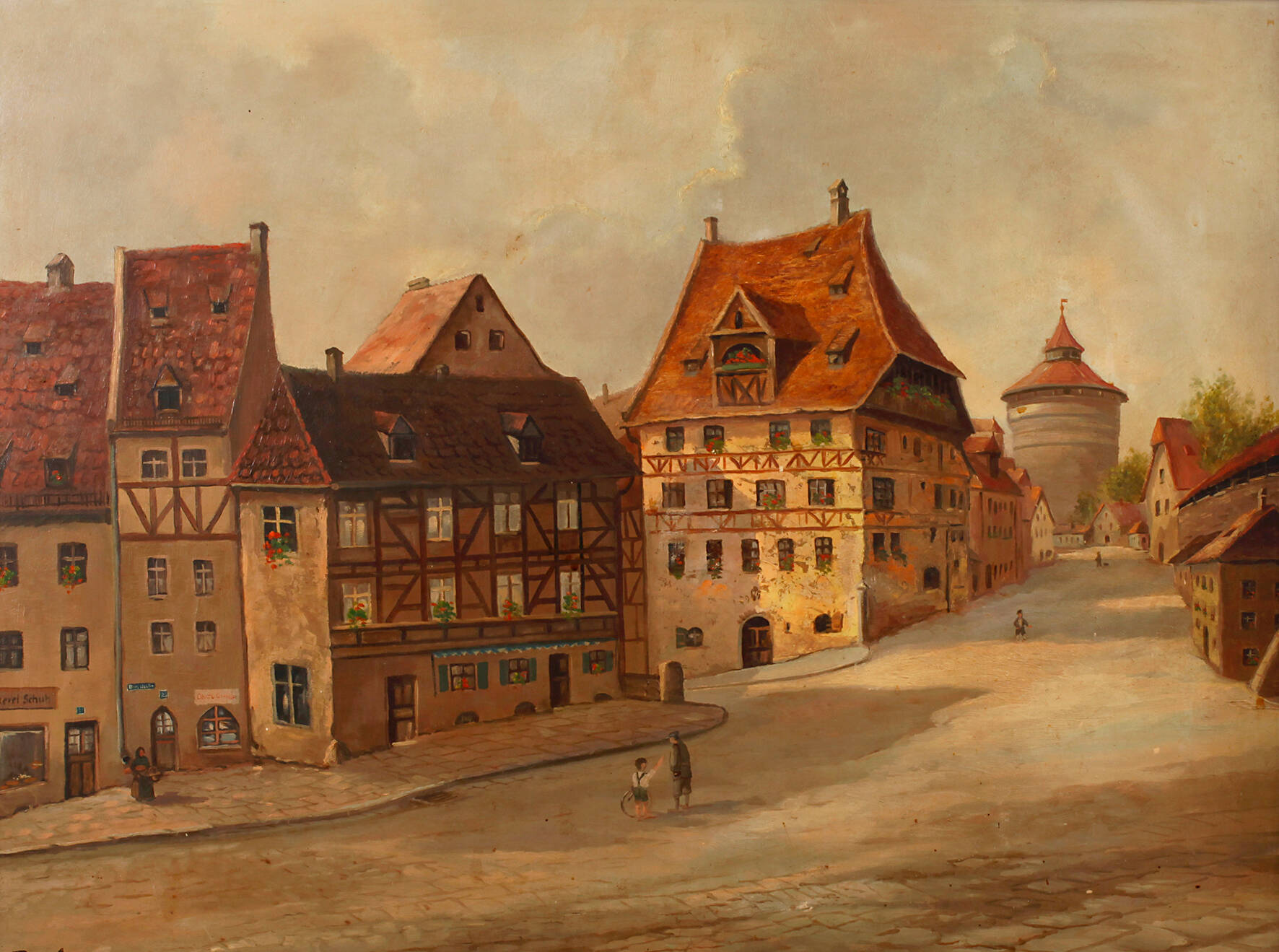 Am Dürerhaus in Nürnberg