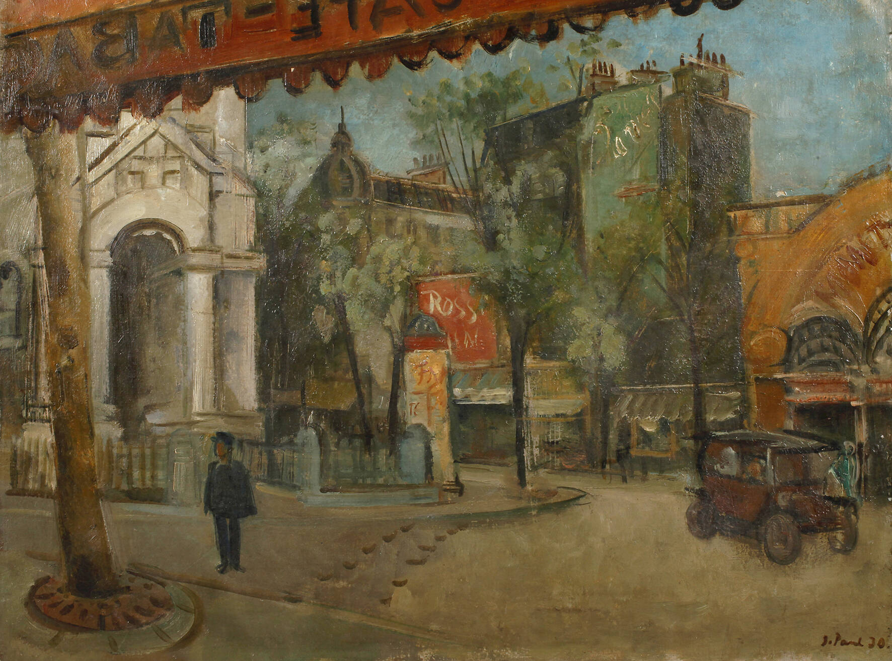 Pariser Straßenszene