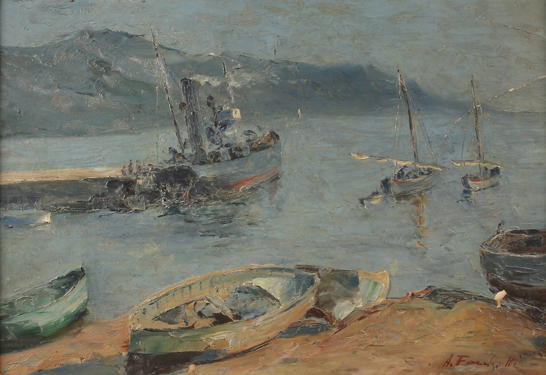 An der Bootsanlegestelle