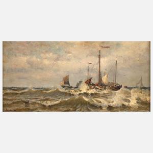 Auf hoher See, Prof. Eugen Kampf attr.