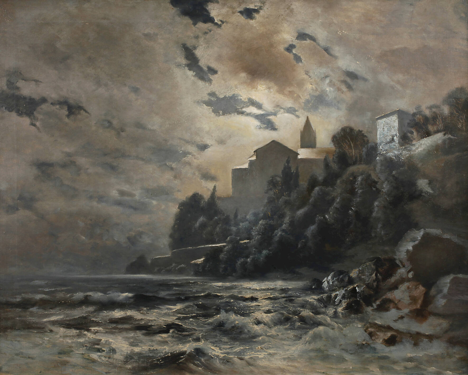 Nächtliche Brandung