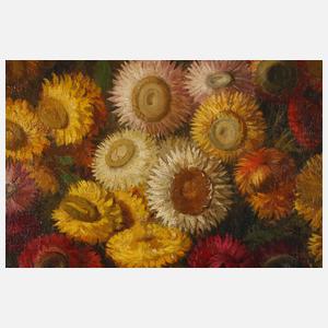 Stillleben mit Strohblumen