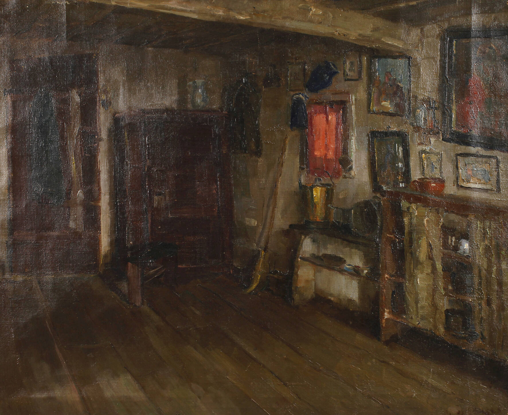 Bäuerliches Stubeninterieur