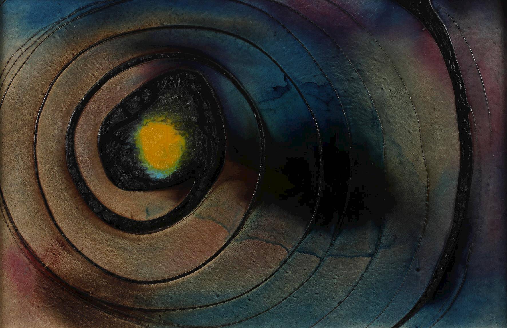 Klaus Oldenburg, Komposition mit Kreisspirale
