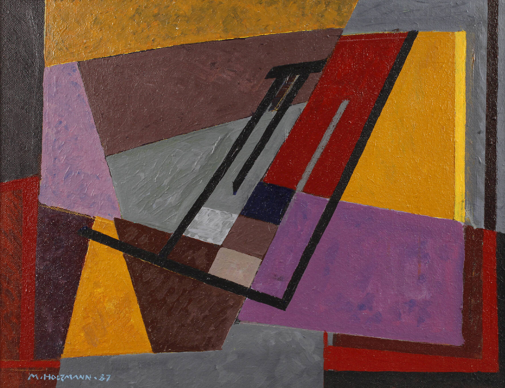 Max Holzmann, Abstrakte Komposition