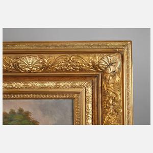 Großer Goldstuckrahmen