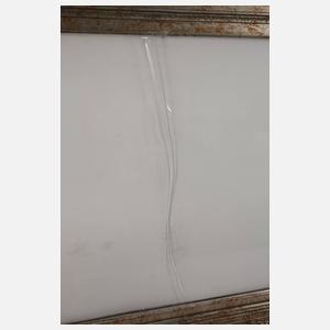 Großer versilberter Prunkrahmen