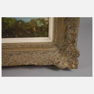 Impressionistischer Goldstuckrahmen