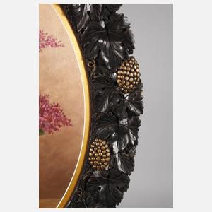 Geschnitzter Rahmen Weinlaubdekor