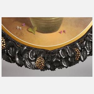 Geschnitzter Rahmen Weinlaubdekor